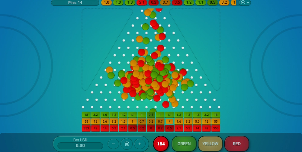 Slot Screen Plinko Game